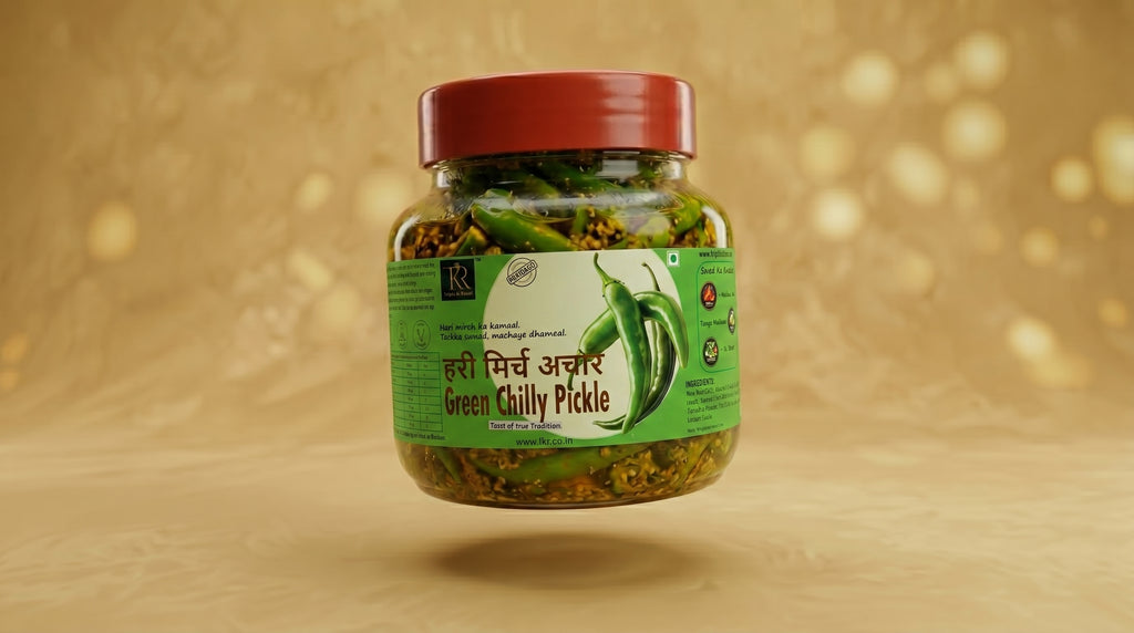 Hari Mirch Achaar - GreenChilly Pickle